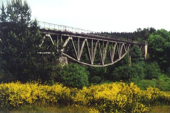 Eiserne Brücke in Pollnow/Pom.